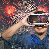 VRでさまざまなイベントを楽しめる！遊園地や花火、お祭りも…