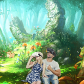 最大8名で同時体験！期間限定VRアトラクション「FLORIA」がお台場に登場